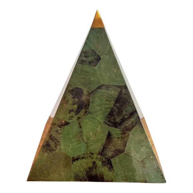 Maitland Smith Tessellated Pen Shell Pyramid, 1980s For Sale