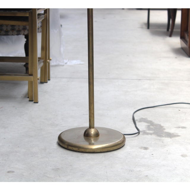 Italian Floor Lamp in Brass For Sale - Image 5 of 8