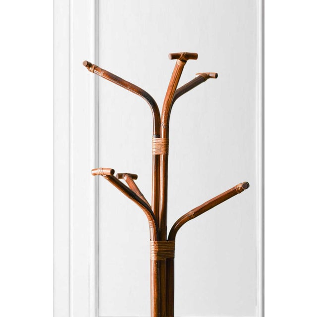 Bamboo Coat Rack, 1980s For Sale - Image 3 of 7