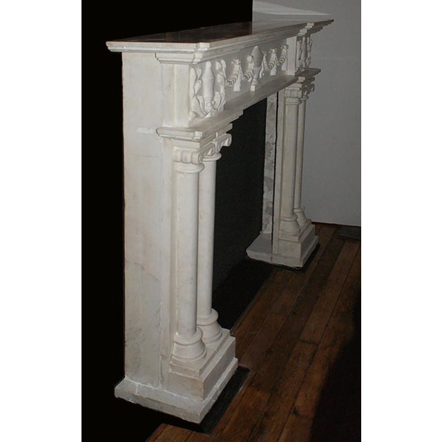 Stone Marble Fireplace Mantel - Georgian Style For Sale - Image 7 of 11