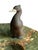 Art Deco Style Green Onyx & Bronze Duck Vide-Poche, Mid-Century European Catchall For Sale - Image 4 of 8