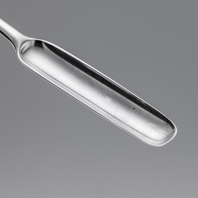 Silver 18th Century Antique Georgian Silver Marrow Scoop by Jon Willis, London For Sale - Image 8 of 11