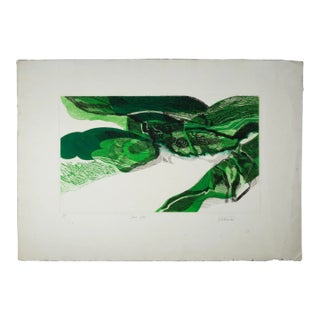 Midcentury Etching With Aquatint, Titled, Great Glen, Signed, Artist Proof For Sale