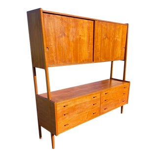 Mid Century Modern Hans Wegner Danish Highboard For Sale
