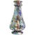 Beautiful and large, antique Murano hand blown Millefiori Murrina flower mosaic Italian art glass decorative flower vase....