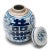 Petite Chinese Blue and White Double Happiness Jar For Sale In Chicago - Image 6 of 7