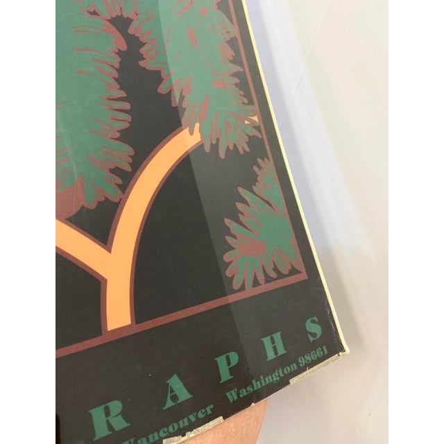 Rick Hills Serigraph Vancouver Tropical Print For Sale - Image 11 of 12