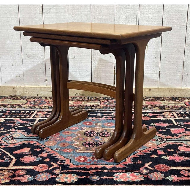 Vintage Nesting Tables in Teak from G-Plan, 1970s, Set of 3 For Sale - Image 10 of 10