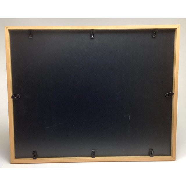 Impressionist Late 20th Century Wonderful Gouache Watercolor of Vibrant Sunset Initialed For Sale - Image 3 of 7