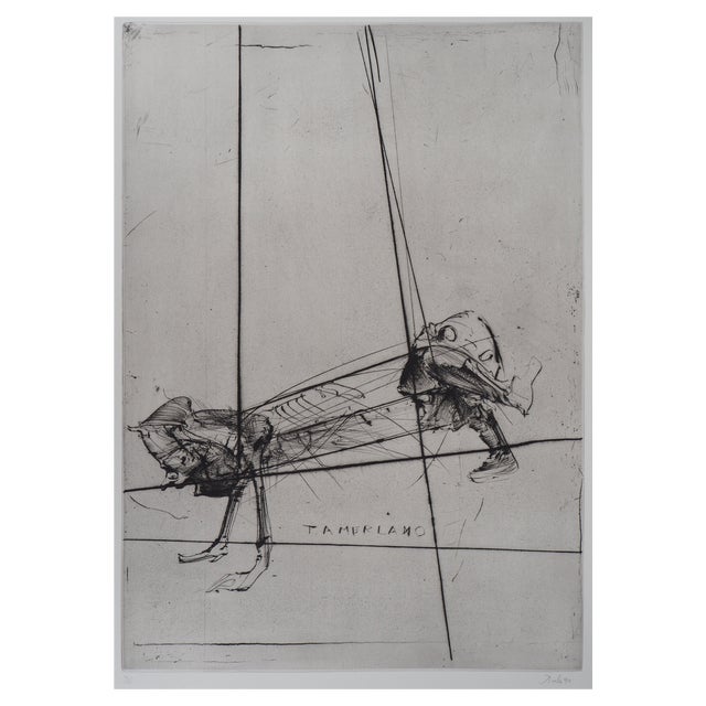 Dado, Tamerlano, 1990, Original Engraving For Sale