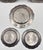 Late 19th Century Antique Gemetal Old Tavern Pewter Plate Collection 5pc Set For Sale - Image 5 of 11