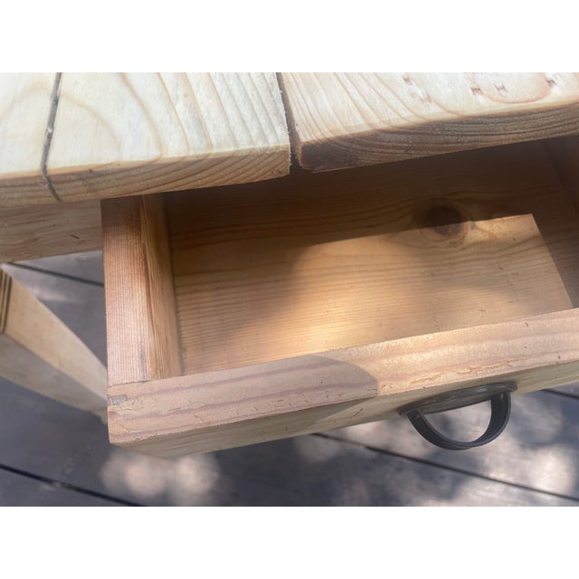 Antique Table in Fir, 1890s For Sale - Image 12 of 18
