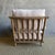 Frances White Oak Chair Upholstered in 100% Genuine Sheepskin For Sale - Image 10 of 12