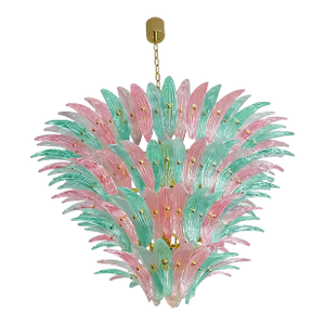 Modern Sputnik Chandelier – Murano Glass “Palmetta,” Vibrant Italian Multicolor