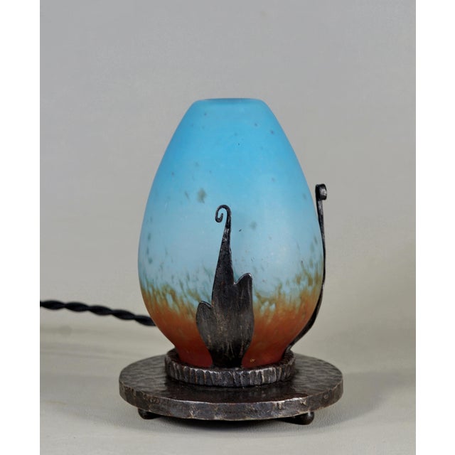 ROBJ French Art Deco Night Lamp Incense Burner by Robj 1920s France For Sale - Image 4 of 12