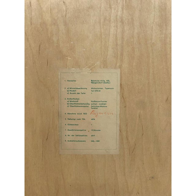 Brown Vintage German Corner Dresser, 1960s For Sale - Image 8 of 9