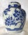 Precious petite blue and white ginger jar from the late 20th century. The piece is made of white porcelain and decorated...