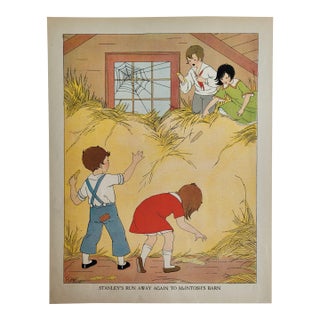 1920s 'Stanley's Run Away Again to McIntosh's Barn' by Ruth Eger For Sale