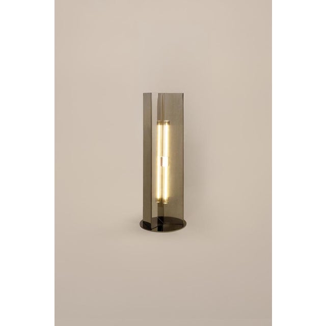 Arrow Stainless Steel Table Lamp Without Diffuser by Violaine d'Harcourt For Sale - Image 4 of 8