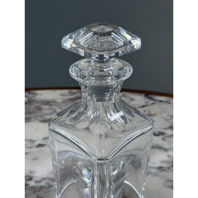 20th Century Crystal Carafes from Baccarat, Set of 2 For Sale - Image 5 of 10