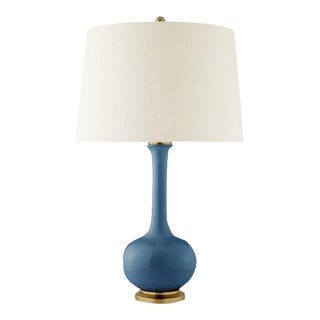 Christopher Spitzmiller for Visual Comfort Coy Table Lamp in Aqua For Sale
