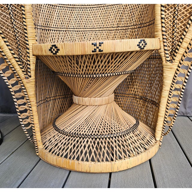 1960s Boho Peacock Chair For Sale - Image 10 of 13