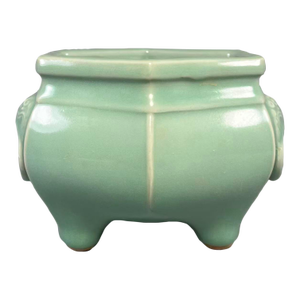 Longquan Celadon Hexagonal Censer, Chinese Ceramic Incense Burner