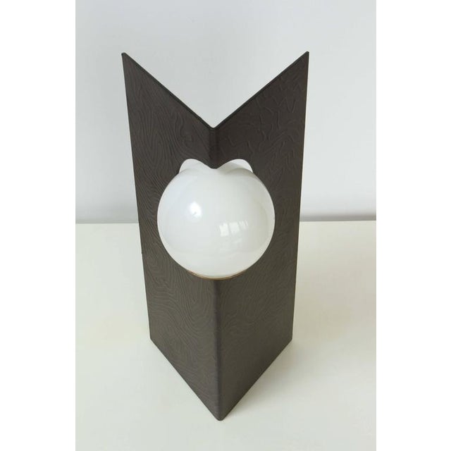 Curated visual reference: Contemporary Paul Marra Textured Steel Solitaire Desk Or Table Lamp Photo Inspiration