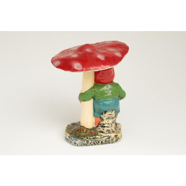 Garden Gnome and Toadstool in Clay, GDR, 1950s For Sale - Image 14 of 16