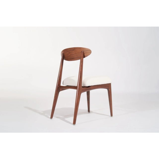 Sculpted Walnut Desk Chair by C. Stan Morris, Circa 1967 For Sale - Image 4 of 12