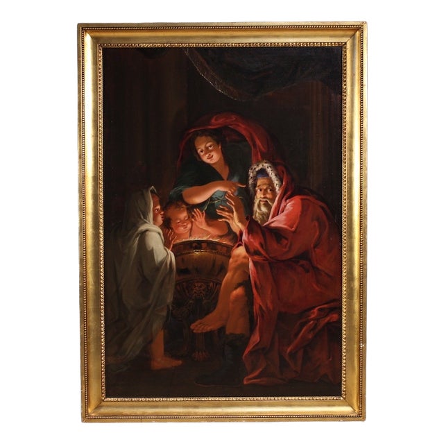 Allegory of Winter, 1750, Oil on Canvas For Sale