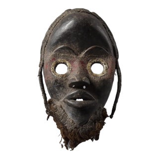 Early 20th Century Dan Dean Gle Mask on Custom Stand For Sale