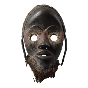 Early 20th Century Dan Dean Gle Mask on Custom Stand