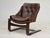 Brown Brown Leather Lounge Chair by Ake Fribytter for Nelo Sweden, 1970s For Sale - Image 8 of 18