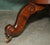 Antique Captain's Desk Chair in Brown Leather, 1880 For Sale - Image 11 of 18