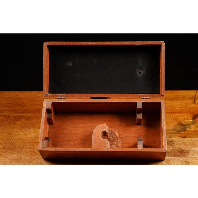 1940s Vintage Cross Slide Box For Sale - Image 4 of 6