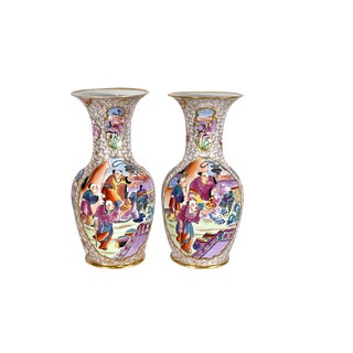 Chinese Porcelain Vases, 1890s, Set of 2 For Sale
