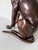 Vintage Life-Size Bronze Sitting Dog Sculpture For Sale In Miami - Image 6 of 12