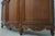 Maison Gouffe Vintage French Oak 4 Door Marble Top Console For Sale - Image 11 of 18