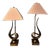 French Extendable Brass Table Lamps, 1980s, Set of 2 For Sale