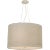 Kate Spade New York for Visual Comfort Signature Walker Medium Hanging Shade in Light Cream with Natural Linen Shade For Sale