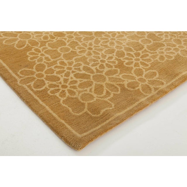 Contemporary Tibetan Handmade Silk and Wool Rug by Doris Leslie Blau For Sale In New York - Image 6 of 6