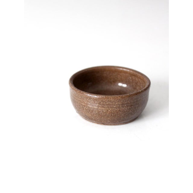 Late 20th Century Vintage Handmade Studio Pottery Bowl For Sale - Image 5 of 12