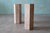 1960s Post Modern Travertine Hexagonal Pedestal Column End / Drink Tables - Set of 2 For Sale - Image 4 of 10