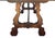 Spanish Antique Walnut & Wrought Iron Trestle Table For Sale - Image 3 of 7