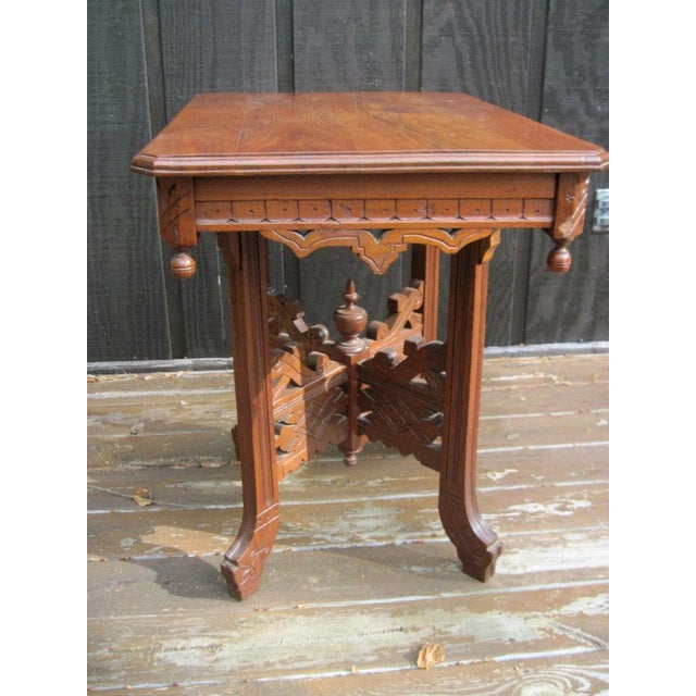Eastlake Antique 1890 Parlor Table | Chairish