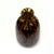 Chocolate & Honey Tortoiseshell Decorative Glass Vessel Curation - Group of 5 For Sale In Miami - Image 6 of 14