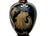 Vintage Regency Italian Reverse Painted Glass Lamp After Fornasetti For Sale - Image 12 of 12