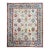 Afghan Sultanabad Wool 13x16 Ivory, Red & Light Blue Handmade Area Rug #1143763 For Sale