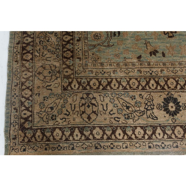 19th Century Persian Tabriz Carpet For Sale In New York - Image 6 of 7